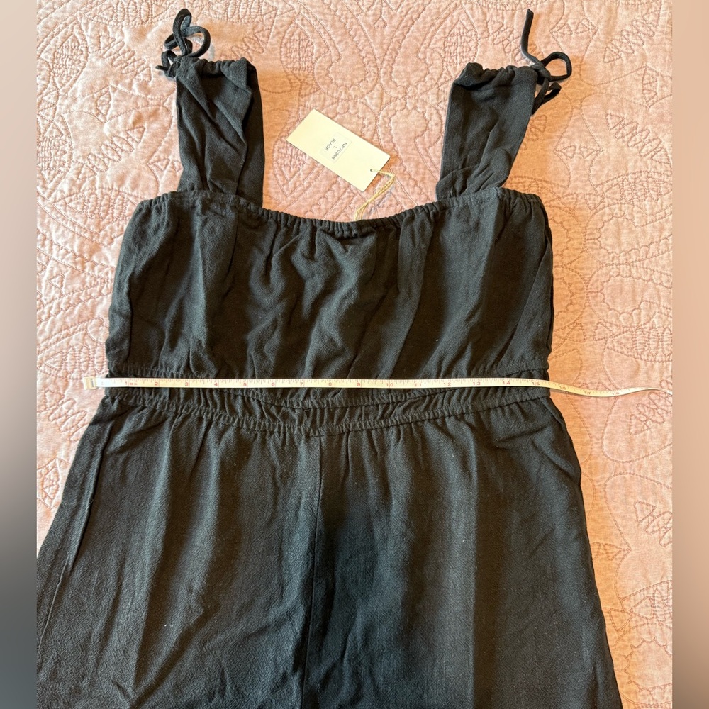 Very J Black Ruffled Romper - Picture 4 of 14